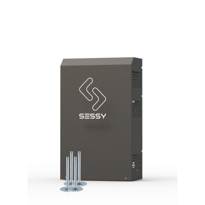Sessy slimme thuisbatterij 5kWh zwart staand